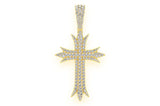 Lab Grown Diamond Cross Pendant - 6.75?CTW