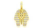 Pharaoh VVS Diamond Pendant 14K Solid Gold - 0.20 CTW