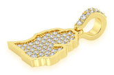 Michigan State Diamond Pendant 14k Solid Gold - 0.30 CTW