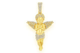 Praying Cherub Diamond Pendant - 1.00 CTW
