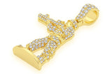 Toy Soldier Diamond Pendant 14k Solid Gold -1.00 CTW