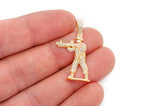 Toy Soldier Diamond Pendant 14k Solid Gold -1.00 CTW