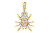 Spider Diamond Pendant 14k Solid Gold - 0.70 CTW