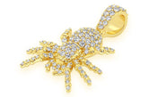 Spider Diamond Pendant 14k Solid Gold - 0.70 CTW