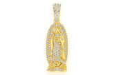 Virgin De Guadalupe Diamond Pendant - 0.7 CTW