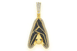 Hanging Bat Diamond Pendant 10k Solid Gold - 1.00 CTW