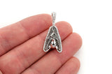 Hanging Bat Diamond Pendant 10k Solid Gold - 1.00 CTW
