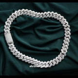 18MM Iced Out Cuban Link Chain for Men