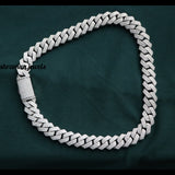 18MM Iced Out Cuban Link Chain for Men