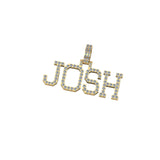 Custom Name JOSH Diamond icy Pendant - 1.82 CTW
