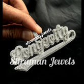 Longevity Moissanite Custom Diamond Name Pendant Premium Quality - 7.78 CTW