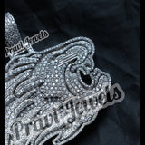 Diamond Lion Pendant VVS 925 Silver Lion Face Charm - 7.04 CTW