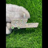 Custom Diamond Letter Pendant VVS Moissanite Schemer -1.56 CTW