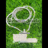 Custom Diamond Letter Pendant VVS Moissanite Schemer -1.56 CTW