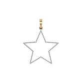 Diamond Star Pendant Icy VVS Premium Quality - 3.18 CTW