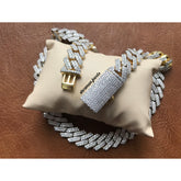 14MM Iced Out Cuban Link Chain for Men