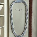 14MM Iced Out Cuban Link Chain for Men