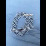 10MM Iced Out Diamond Cuban Chain for Men