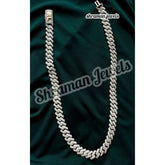 12MM Iced Out Diamond Cuban Chain for Men – Daily Drip Vibe
