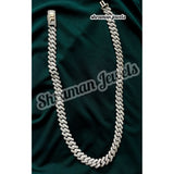 12MM Iced Out Diamond Cuban Chain for Men – Daily Drip Vibe