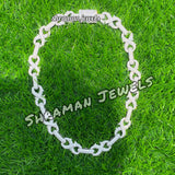 15MM Iced Out VVS Infinity Cuban Link Chain for Men