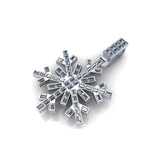 Custom Diamond Snowflake Pendant Fancy Hip Hop Gift - 14.46 CTW