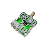 Custom Glow-in-Dark Diamond Pendant Bling Hip Hop Party Charm - 2.29 CTW