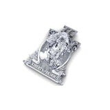 Men's Diamond Skull Pendant Liberty Skull Hip Hop Charm - 5.29 CTW