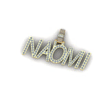 Custom Name Naomi Diamond Pendant - 2.76 CTW