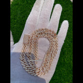 8MM Iced Out VVS Cuban Link Chain for Men