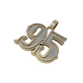 Custom Number 95 Hip Hop Diamond Pendant - 14.94 CTW