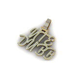 Custom Letter VVS Diamond Pendant - 1.09 CTW