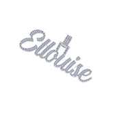 Diamond Cuban Chain Custom Pendant Icy Personalized Charm - 2.18 CTW