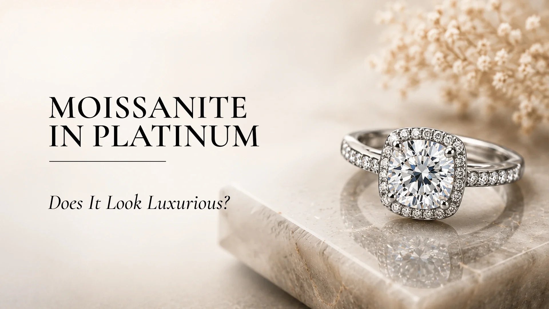 Moissanite in Platinum: Does It Look Luxurious?