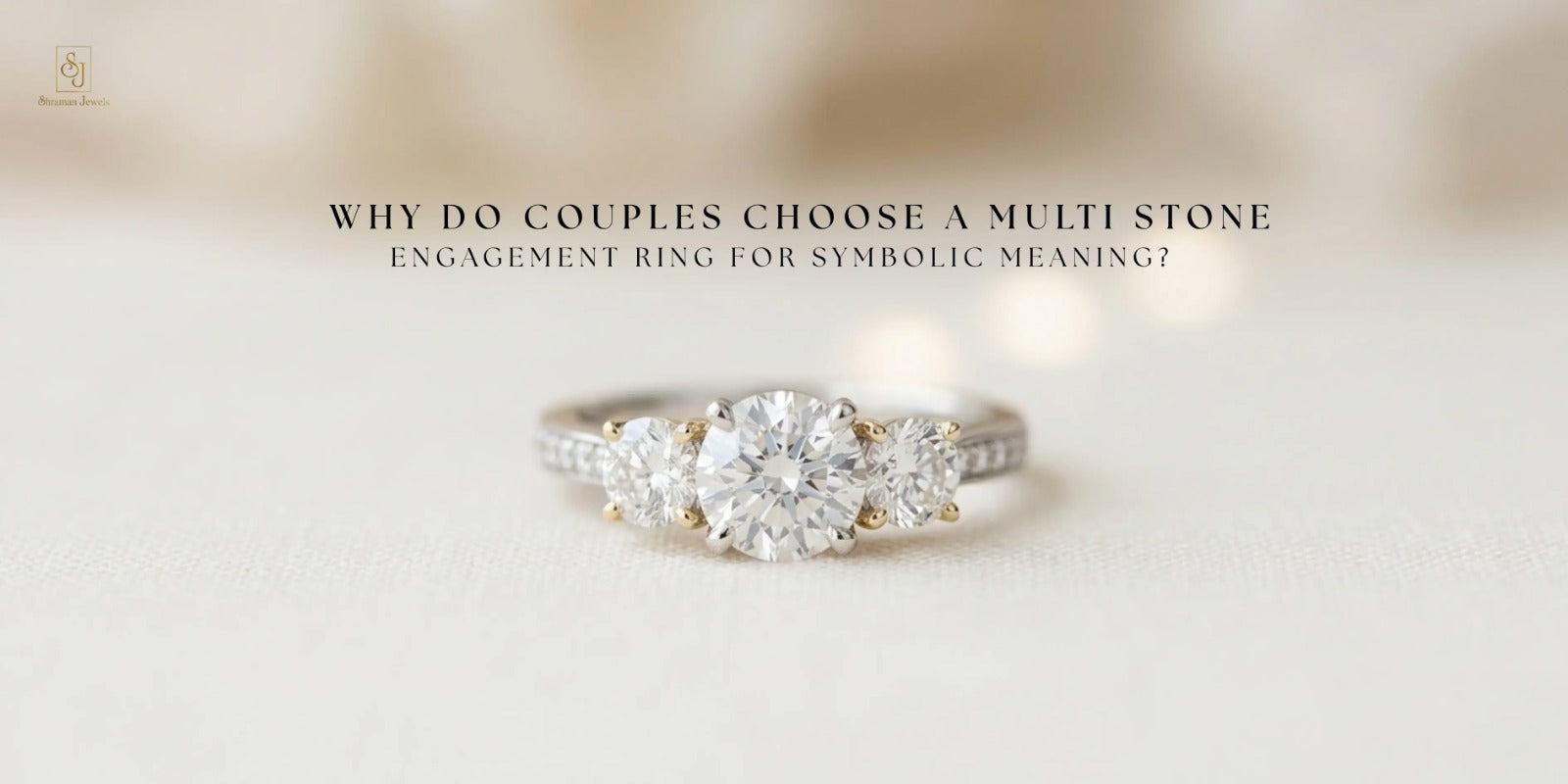 Multi Stone Engagement Ring