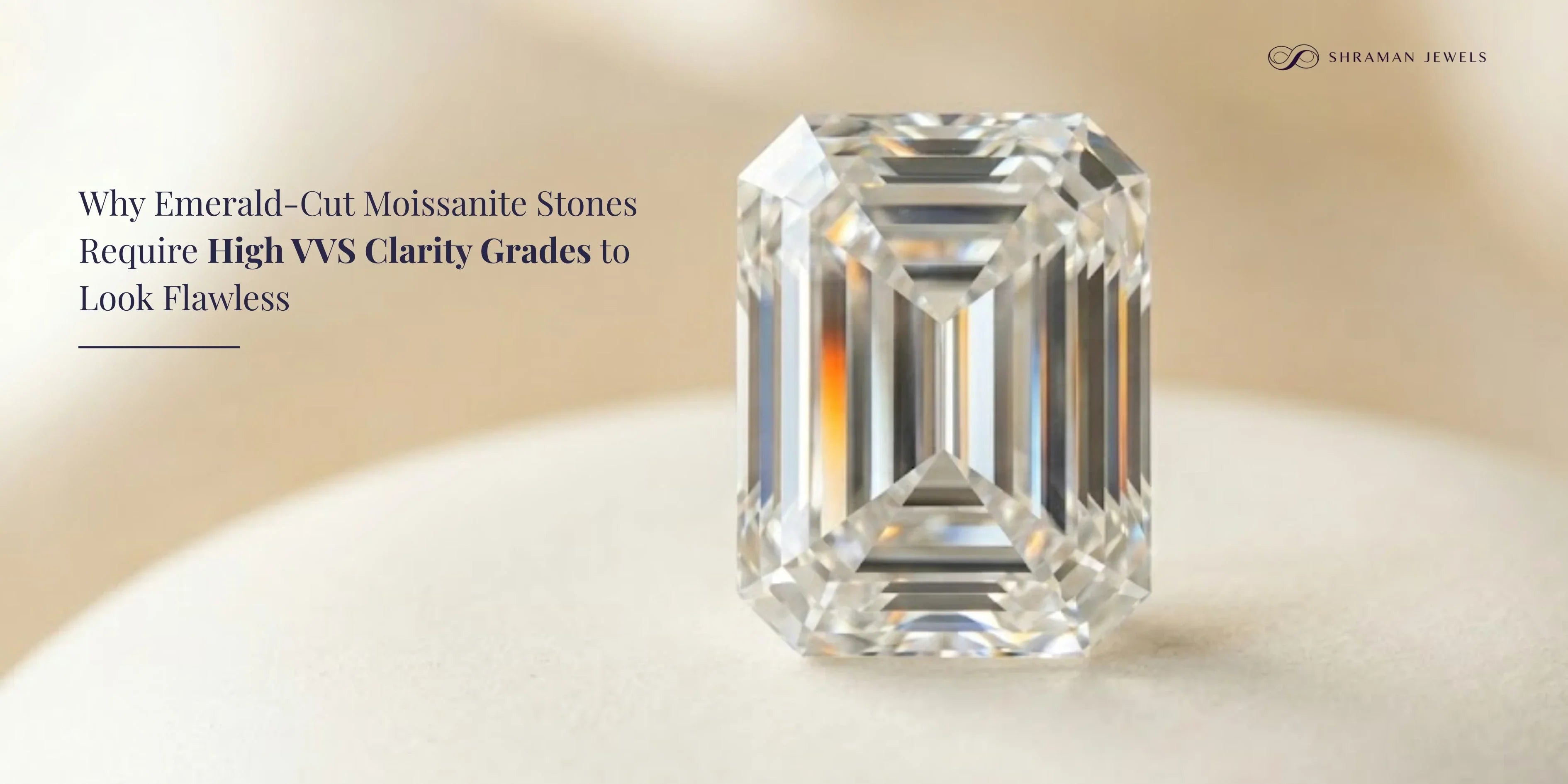 Emerald-Cut Moissanite Stones 