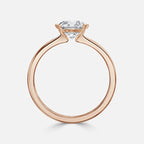 1.5ct Bezel-Set Center Round Diamond Ring