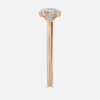 1.5ct Bezel-Set Center Round Diamond Ring