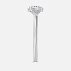 1.5ct Bezel-Set Center Round Diamond Ring