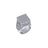 Men's 10K Solid Gold VVS Natural Statement Ring