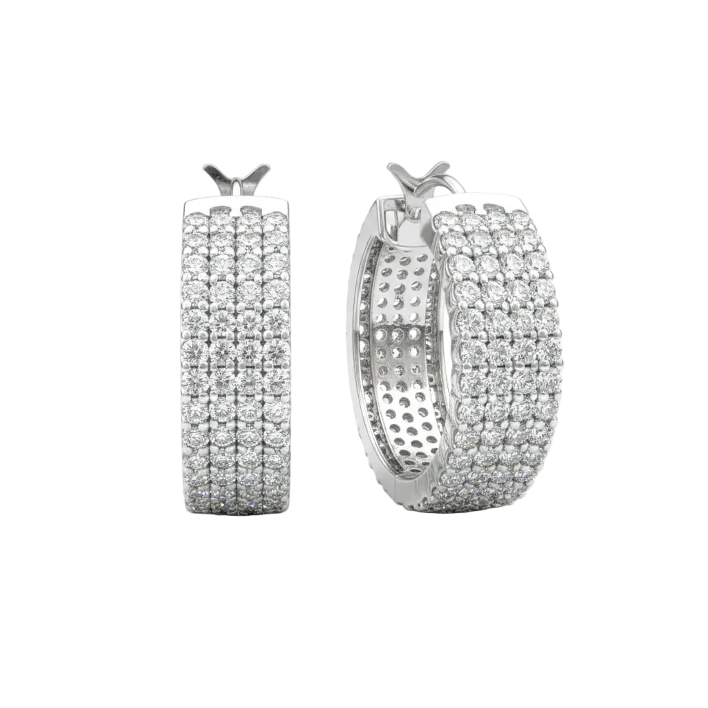 Hoop Earrings – 5.5 CTW