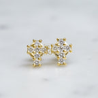 Diamond Cross Earrings – 2.7 CTW