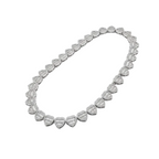 10MM Heart Baguette Diamond Tennis Chain