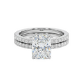 3 Carat Radiant Diamond Ring CVD Lab Grown Diamond Engagement in India