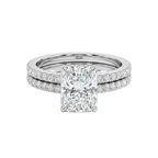 3 Carat Radiant Diamond Ring CVD Lab Grown Diamond Engagement in India