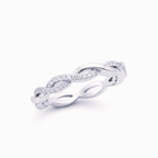 Women Dainty Diamond Ring
