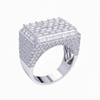 Baguette Diamond Ring 14k Solid Gold