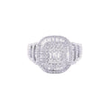 Men’s Baguette Diamond Ring 14k Solid Gold
