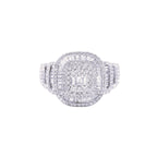 Men’s Baguette Diamond Ring 14k Solid Gold