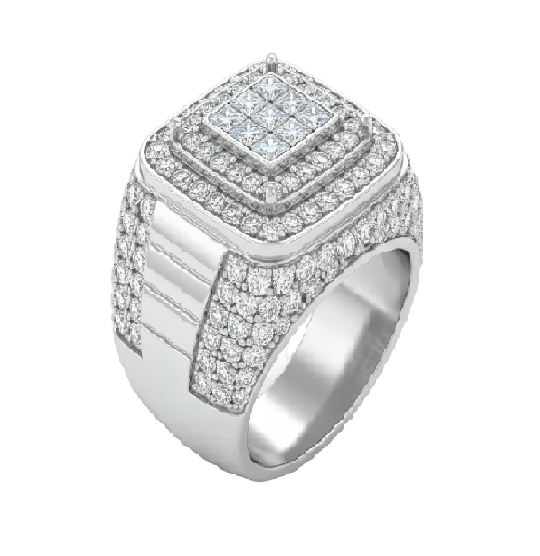 Custom 14k solid gold Diamond Ring